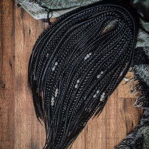 Double ended dreadlock braids